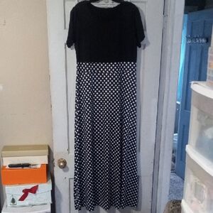 Black and White Polka Dot Dress